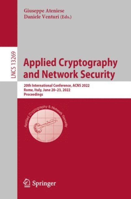 Daniele Venturi, Giuseppe Ateniese - Applied Cryptography and Network Security, E-bok