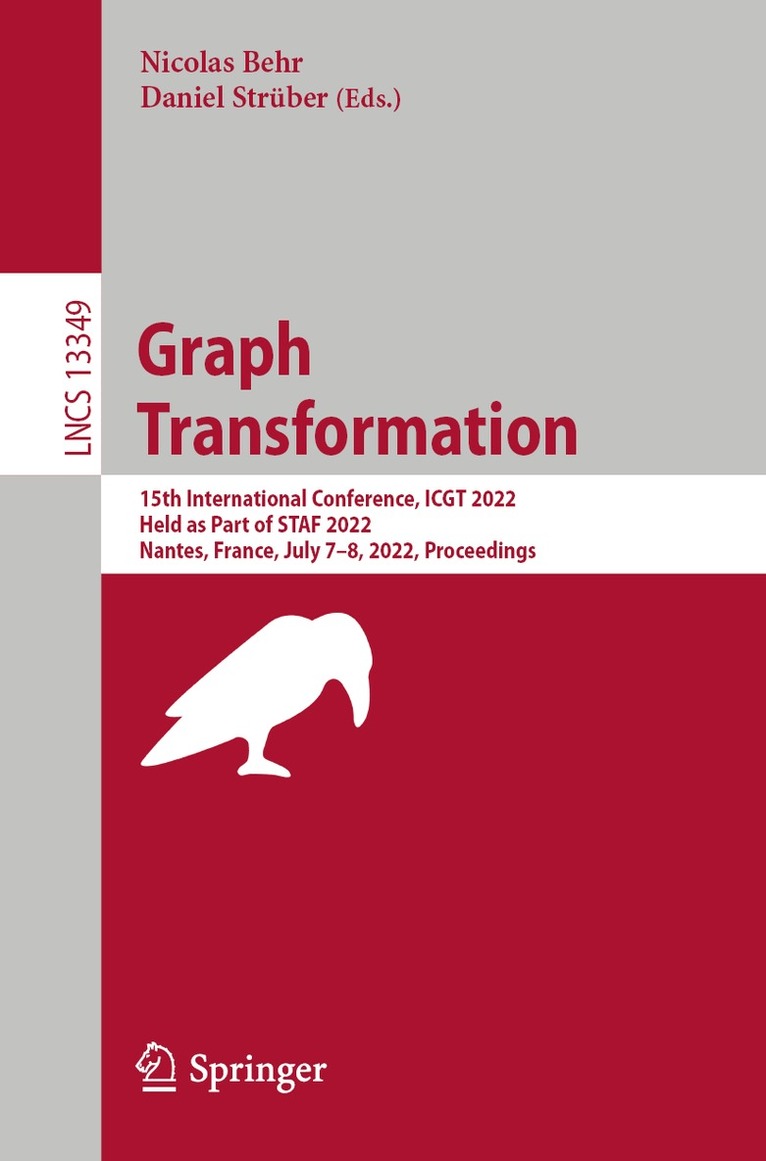 Nicolas Behr, Daniel Strüber - Graph Transformation, Häftad