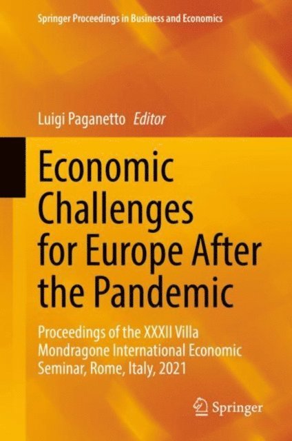 Luigi Paganetto - Economic Challenges for Europe After the Pandemic, E-bok