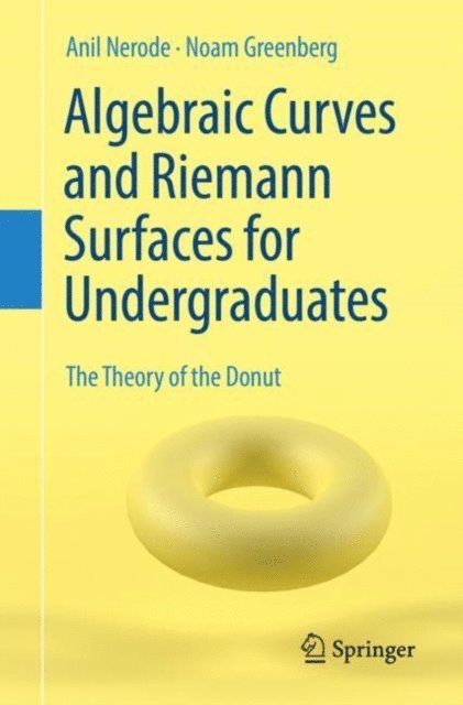 Noam Greenberg, Anil Nerode - Algebraic Curves and Riemann Surfaces for Undergraduates, E-bok