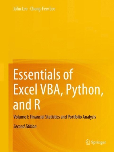 Cheng-Few Lee, John Lee - Essentials of Excel VBA, Python, and R, E-bok