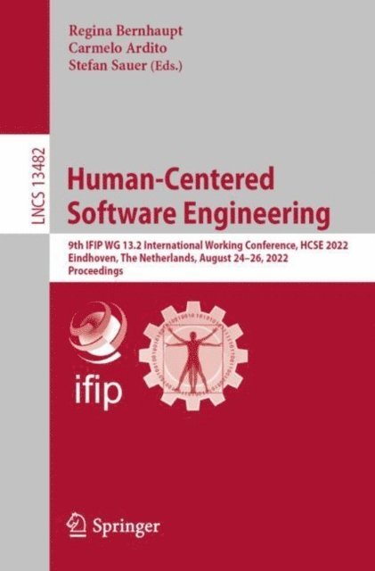 Stefan Sauer, Carmelo Ardito, Regina Bernhaupt - Human-Centered Software Engineering, E-bok