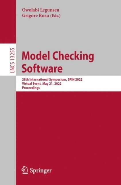Grigore Rosu, Owolabi Legunsen - Model Checking Software, E-bok