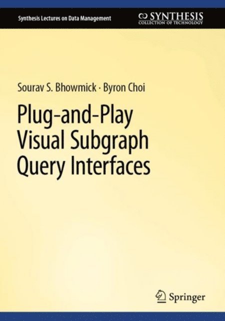 Byron Choi, Sourav S. Bhowmick - Plug-and-Play Visual Subgraph Query Interfaces, E-bok