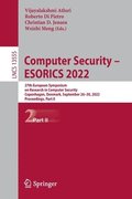Computer Security - ESORICS 2022