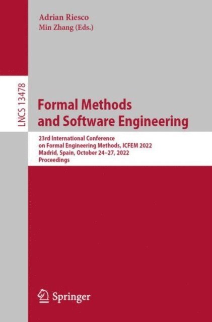 Min Zhang, Adrian Riesco - Formal Methods and Software Engineering, E-bok