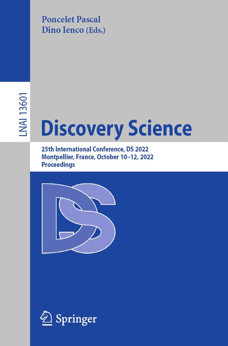 Poncelet Pascal, Dino Ienco - Discovery Science, Häftad