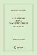 Einleitung in die Ph�nomenologie