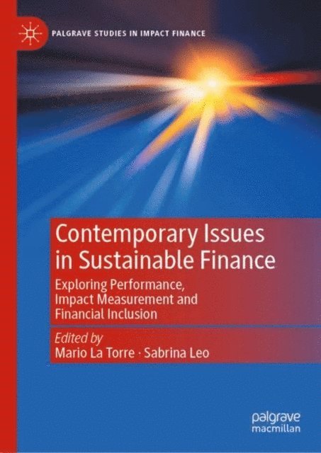 Sabrina Leo, Mario La Torre - Contemporary Issues in Sustainable Finance, E-bok