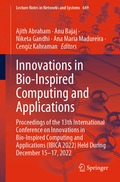 Innovations in Bio-Inspired Computing and Applications