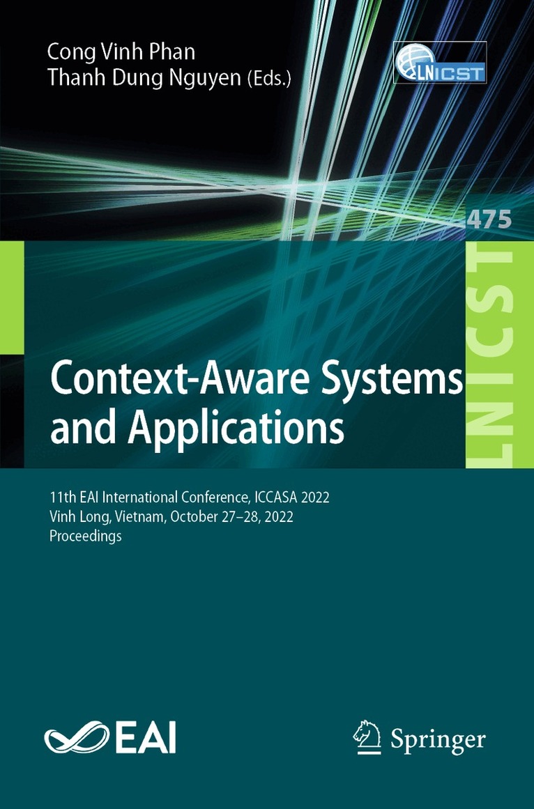 Cong Vinh Phan, Thanh Dung Nguyen - Context-Aware Systems and Applications, Häftad