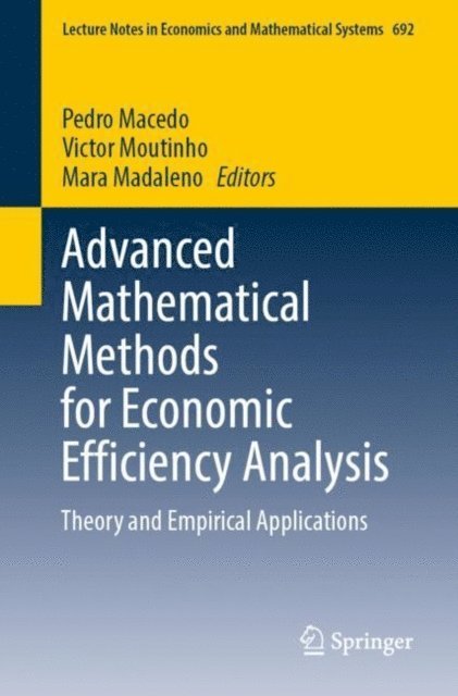Mara Madaleno, Victor Moutinho, Pedro Macedo - Advanced Mathematical Methods for Economic Efficiency Analysis, E-bok