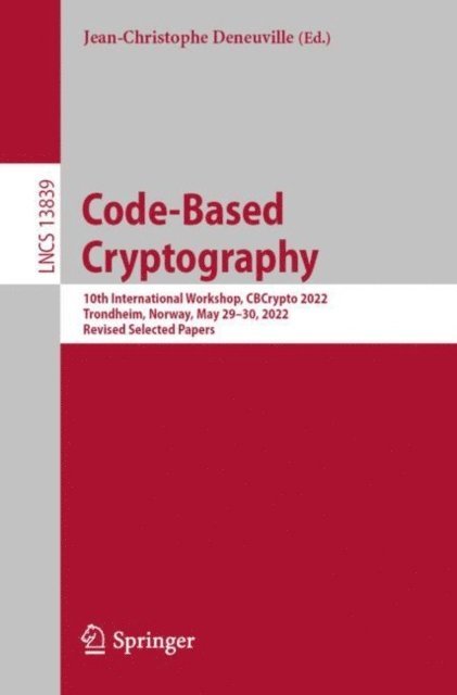 Jean-Christophe Deneuville - Code-Based Cryptography, E-bok