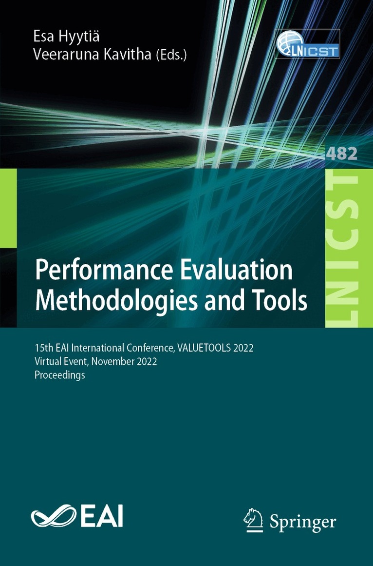 Esa Hyytiä, Veeraruna Kavitha - Performance Evaluation Methodologies and Tools, Häftad