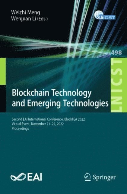 Wenjuan Li, Weizhi Meng - Blockchain Technology and Emerging Technologies, E-bok