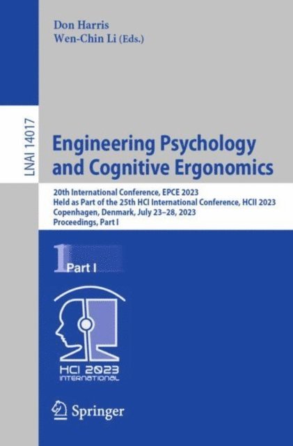 Wen-Chin Li, Don Harris - Engineering Psychology and Cognitive Ergonomics, E-bok