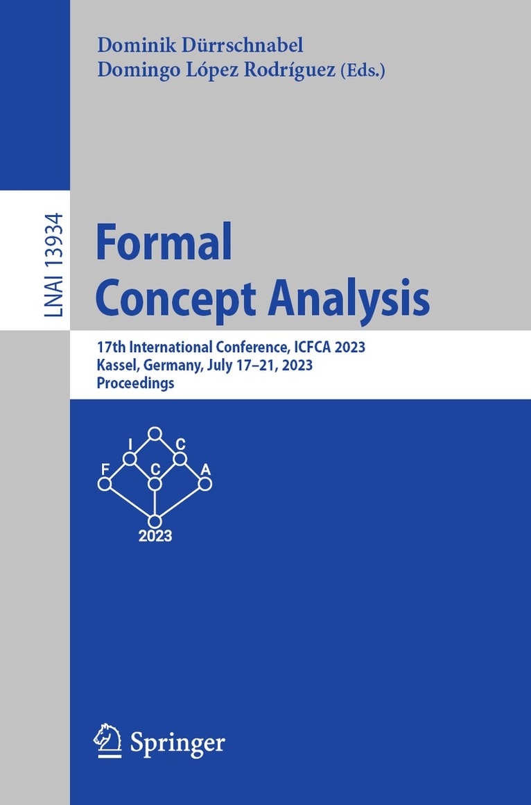 Dominik Dürrschnabel, Domingo López Rodríguez - Formal Concept Analysis, Häftad