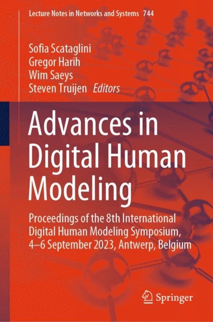 Steven Truijen, Wim Saeys, Gregor Harih, Sofia Scataglini - Advances in Digital Human Modeling, E-bok