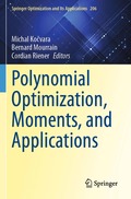 Polynomial Optimization, Moments, and Applications