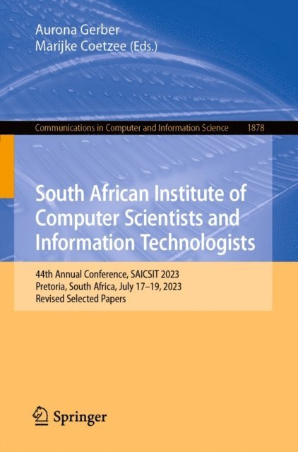 Marijke Coetzee, Aurona Gerber - South African Institute of Computer Scientists and Information Technologists, E-bok