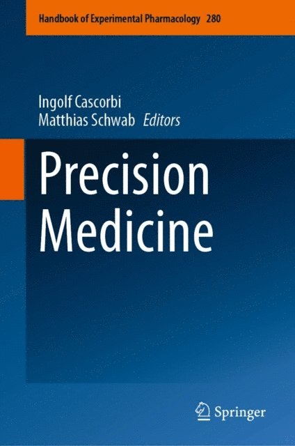 Matthias Schwab, Ingolf Cascorbi - Precision Medicine, E-bok