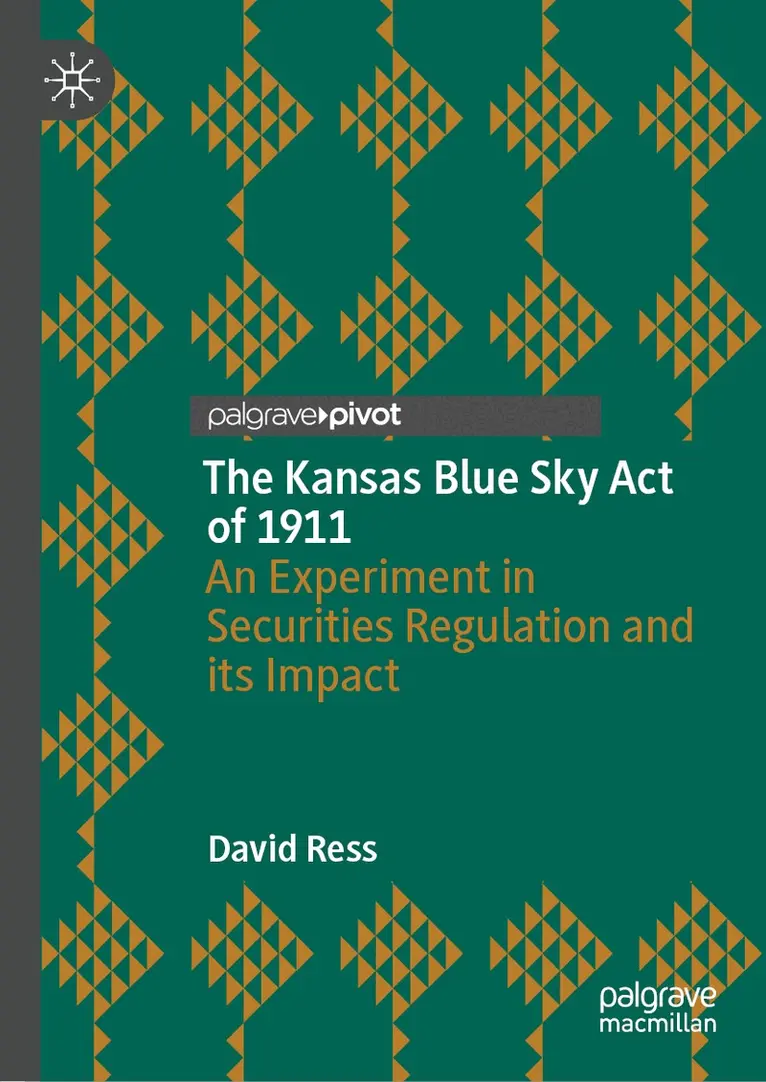 David Ress - Kansas Blue Sky Act of 1911, Inbunden. Tillgänglighet: Lägg i varukorg