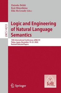 Logic and Engineering of Natural Language Semantics