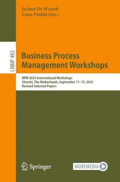 Luise Pufahl, Jochen De Weerdt - Business Process Management Workshops, E-bok
