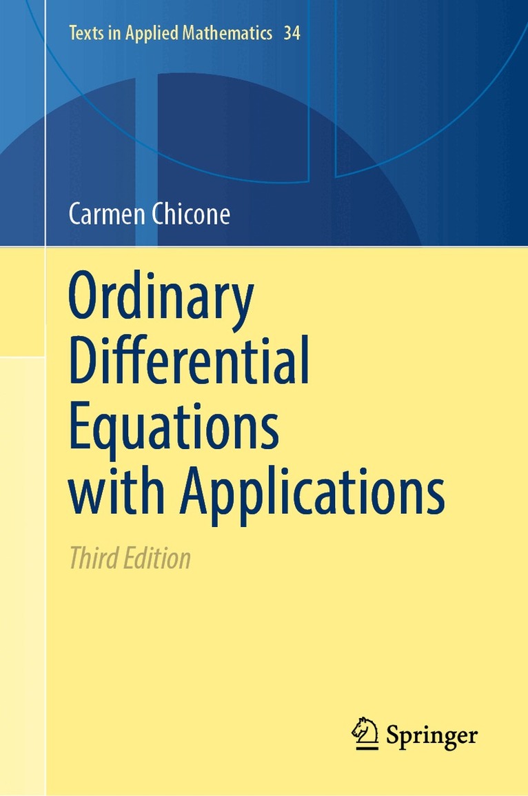 Carmen Chicone - Ordinary Differential Equations with Applications, Inbunden
