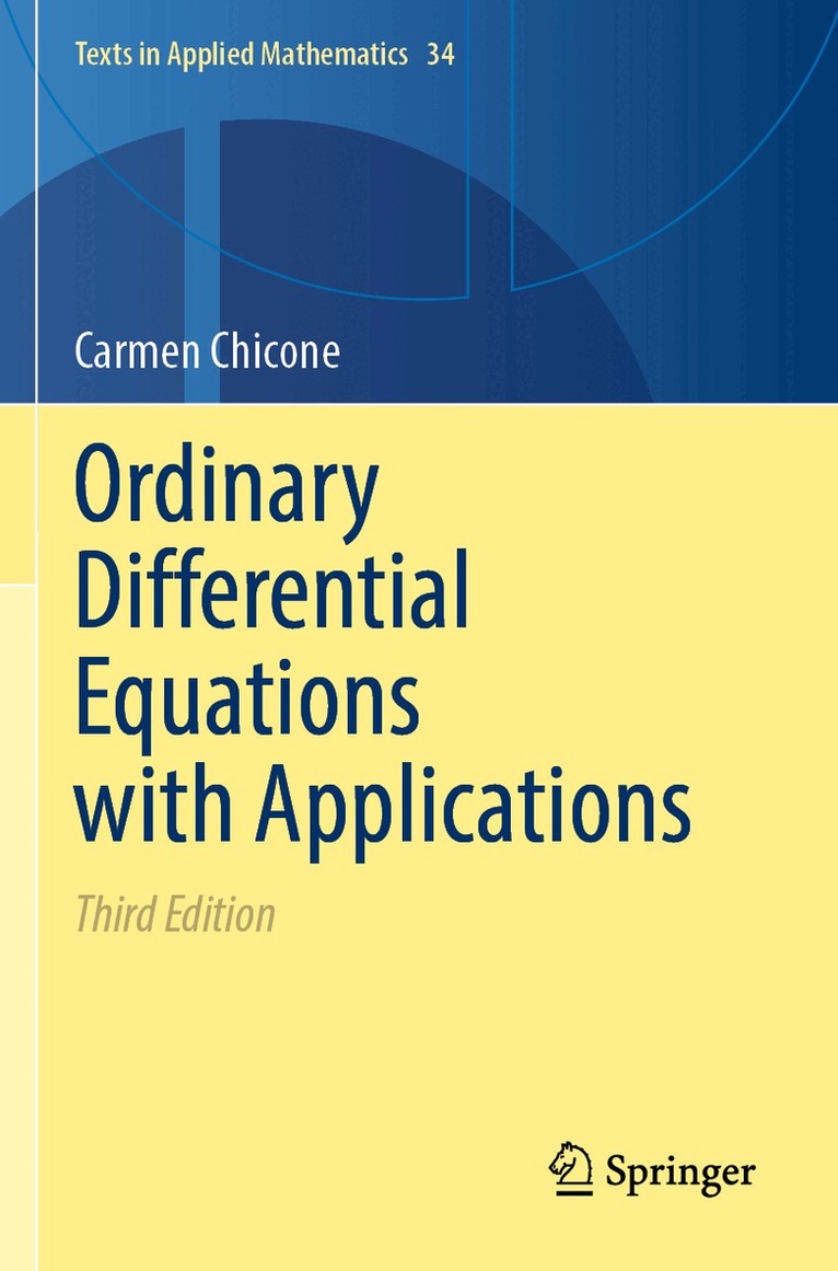 Carmen Chicone - Ordinary Differential Equations with Applications, Häftad