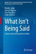 What Isn't Being Said