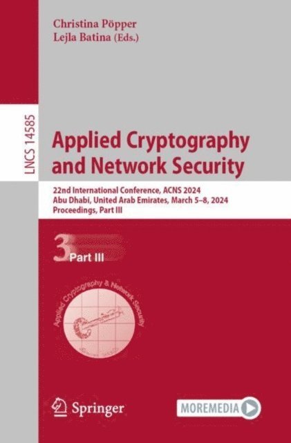 Lejla Batina, Christina Popper - Applied Cryptography and Network Security, E-bok
