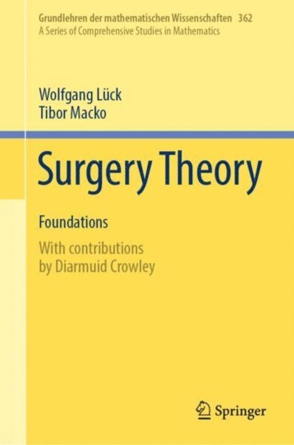 Tibor Macko, Wolfgang Luck - Surgery Theory, E-bok