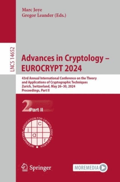 Gregor Leander, Marc Joye - Advances in Cryptology - EUROCRYPT 2024, E-bok