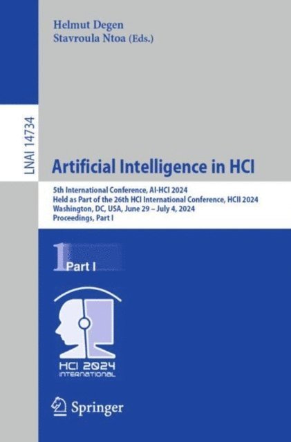 Stavroula Ntoa, Helmut Degen - Artificial Intelligence in HCI, E-bok