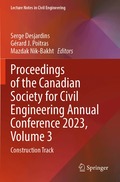 Proceedings of the Canadian Society for Civil Engineering Annual Conference 2023, Volume 3