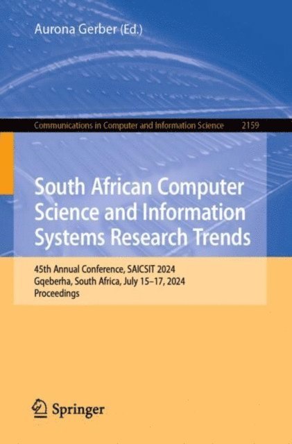 Aurona Gerber - South African Computer Science and Information Systems Research Trends, E-bok