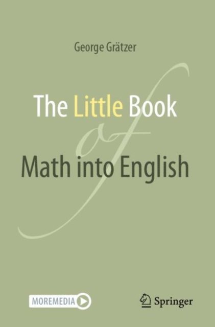 George Gratzer - Little Book of Math into English, E-bok