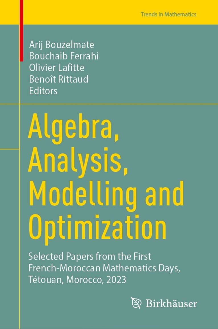 Arij Bouzelmate, Bouchaib Ferrahi, Olivier Lafitte, Benoît Rittaud - Algebra, Analysis, Modelling and Optimization, Inbunden