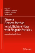 Discrete Element Method for Multiphase Flows with Biogenic Particles