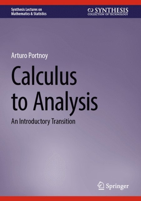 Arturo Portnoy - Calculus to Analysis, E-bok
