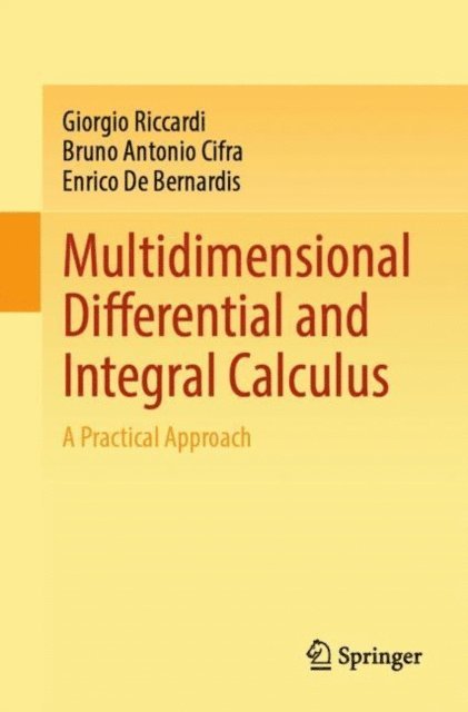Enrico De Bernardis, Bruno Antonio Cifra, Giorgio Riccardi - Multidimensional Differential and Integral Calculus, E-bok