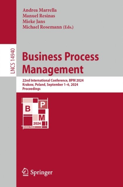 Michael Rosemann, Mieke Jans, Manuel Resinas, Andrea Marrella - Business Process Management, E-bok