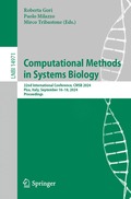 Computational Methods in Systems Biology