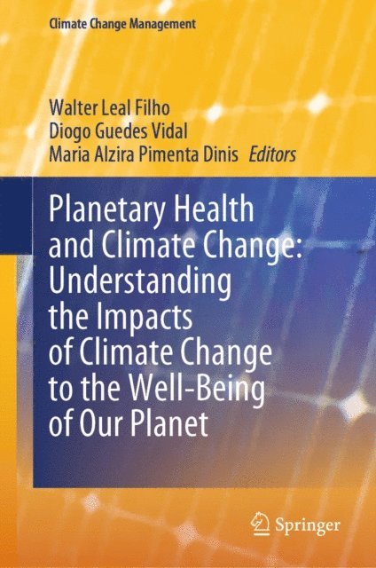 Maria Alzira Pimenta Dinis, Diogo Guedes Vidal, Walter Leal Filho - Planetary Health and Climate Change: Understanding the Impacts of Climate Change to the Well-Being of Our Planet, E-bok