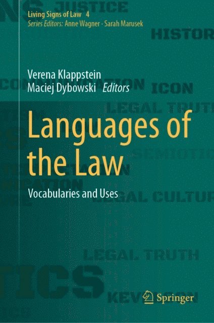 Maciej Dybowski, Verena Klappstein - Languages of the Law, E-bok