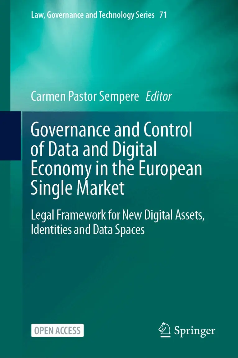 Carmen Pastor Sempere - Governance and Control of Data and Digital Economy in the European Single Market, Inbunden. Tillgänglighet: Lägg i varukorg