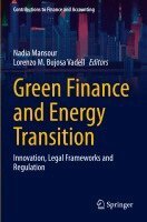 Nadia Mansour, Lorenzo M. Bujosa Vadell - Green Finance and Energy Transition, Häftad