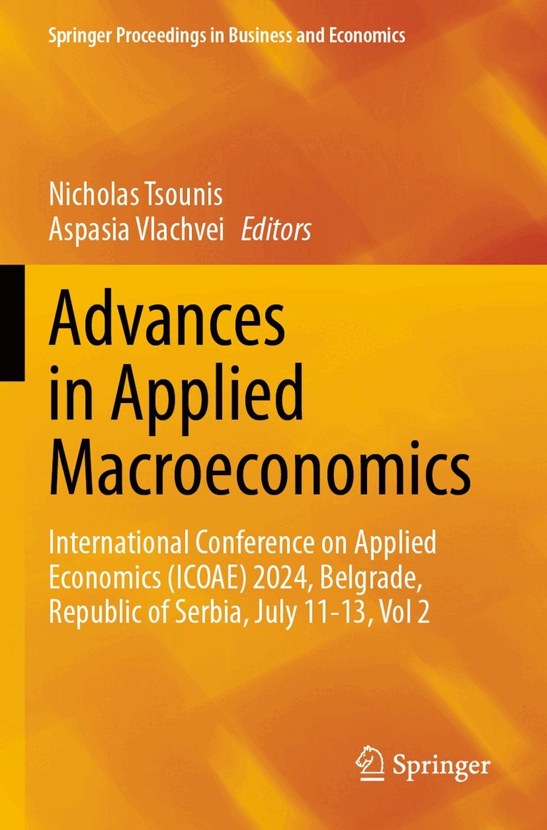 Nicholas Tsounis, Aspasia Vlachvei - Advances in Applied Macroeconomics, Häftad