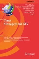 Tim Muller, Carmen Fernandez-Gago, Davide Ceolin, Ehud Gudes, Nurit Gal-Oz - Trust Management XIV, Häftad